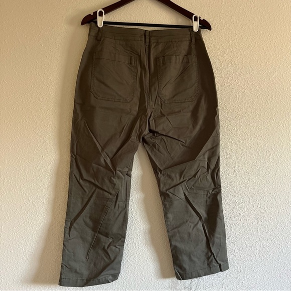 Violets & Roses Green Cargo / Chino Straight Leg Pants Size 8 / 29 - Picture 7 of 7